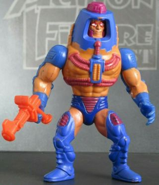Man - E - Faces 1983 Masters O/t Universe Motu He - Man Complete Action Figure W/ Gun