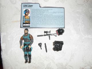 G.  I.  Joe - Low Light Figure 1991 Complete Hasbro
