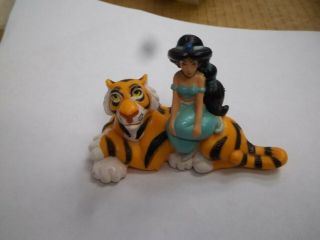 Vintage 1992 Burger King Disney Aladdin Jasmine & Rajah Kids Club Toy (b - 382)