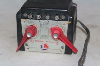 Lionel Type 1044 Variable Voltages 90 Watts Multi - Control Transformer 3