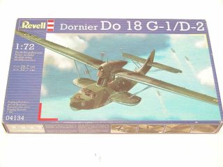 1/72 Revell Dornier Do 18 G - 1/d - 2 Ww2 German Plastic Scale Model Kit Complete