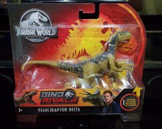 Mattel Jurassic World Velociraptor Delta Dinosaur Jurassic Park