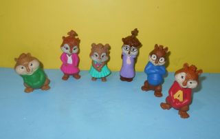Talking Mcdonalds Alvin And The Chipmunks Chipettes Figures Happy Meal Toys