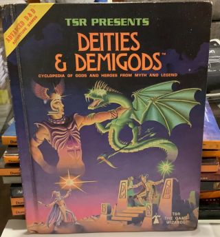 1980 Tsr Advanced Dungeons & Dragons Deities & Demigods Book 128 Pages