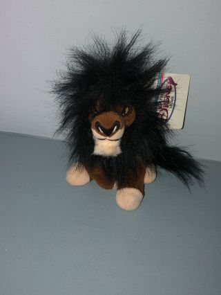Disney Store The Lion King Villain Scar Bean Bag Plush Doll Toy 8 " Nwt W Tag