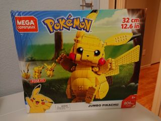 Pokemon Mega Construx Jumbo Pikachu Set