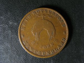 Nf - 1a4 Rutherford Bros.  Nd Newfoundland Canada Token Nfld Breton 952