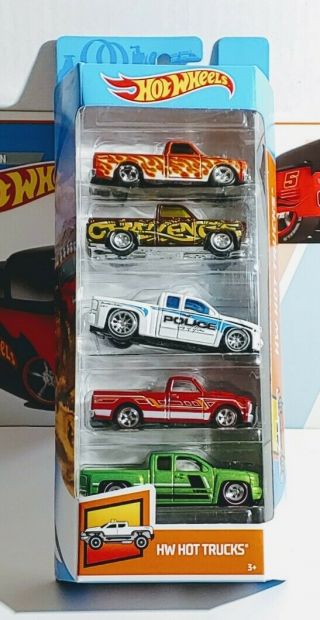 Hot Wheels Vhtf◾chevy Truck 5 Pack " All Customized W/rr 