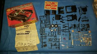 6355 Mpc Ertl 57 Corvette Gasser 1957 1:25 Scale Plastic Model Race Car Kit
