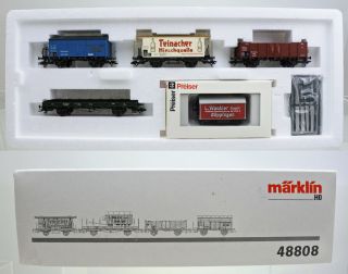 Marklin Ho Scale 48808 Wurttemberger Old Time Freight Car Set