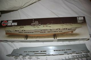 Airfix Hms Ark Royal Plastic Model Kit Series 4 - 1:600 Scale -