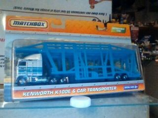 Matchbox Kenworth K100e & Car Carrier