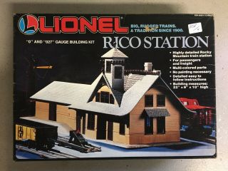 Lionel O Scale 6 - 2709 Rocky Mountain Rico Station Building Kit