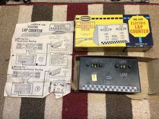 Vintage Aurora Model Motoring Lap Counter Ho Scale From 1964