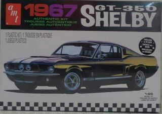 Amt 1/25 1667 Shelby Gt350,  Black Amt834