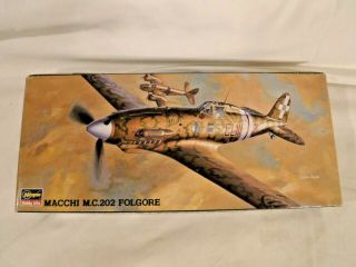 1/72 Hasegawa Wwii Italian Macchi Mc 202 Folgore Fighter 51302 Complete