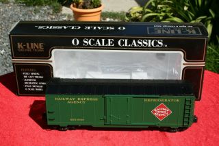 K.  LINE O SCALE CLASSICS DIE CAST Railway Express Agency Steel S/Ref K56 - 1991 2