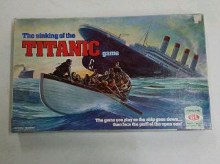 The Sinking Of The Titanic Game Ideal Complete 1976