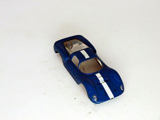 Vintage Aurora T - Jet 500 Dino Ferrari Blue/white Slot Car Body Only