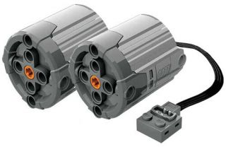2 Lego Power Functions Xl - Motors (technic,  Truck,  Axle,  Gears,  Pin,  Car,  Tank,  Loader)