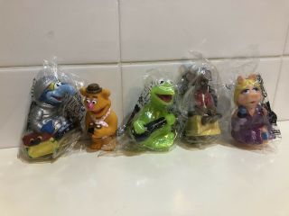 Vintage Hungry Jacks Muppets From Space Complete Set Finger Puppet Kids Club Toy