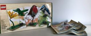Lego Ideas Birds 21301 - Complete Retired Set - Robin,  Hummingbird,  And Blue Jay