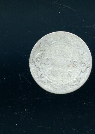 1876 H Newfoundland 5 Cents Filler Dsp228