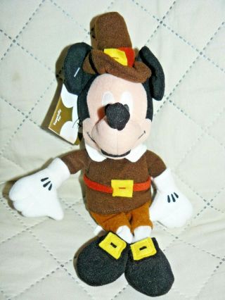 The Disney Mini Bean Bag Pilgrim Mickey Bean Bag 8 "