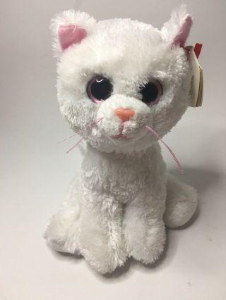 Ty Beanie Babies Bianca The White Cat 6 Inch Plush Soft Toy