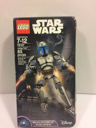 Lego Star Wars Buildable Figures 75107 Jango Fett.  Box Has Wear