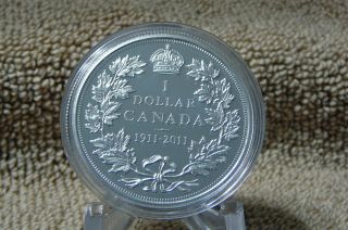 1911 - 2011 One Dollar 100th Ann.  Of The Striking Of Canada 