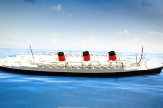 Cm 154 Queen Mary 1936 09 Kn 10 " Lead Cruise Ship Model 1:1250 Miniature N4