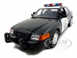 Partdetached California Highway Patrol Ford Crown Vic Chp 1:18 By Motormax 73501