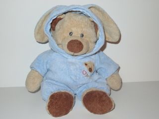 Ty Pluffies Love To Baby Pj Bear Blue 2005 Plush 12 " Non Removable Pajamas Teddy