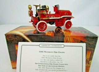 Matchbox Models Of Yesteryear Yfe23 - M 1906 Waterous Fire Engine Truck