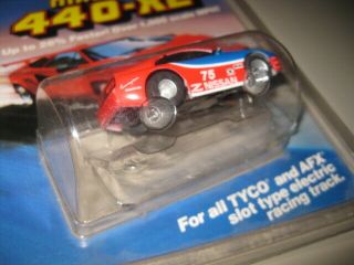 Tyco Magnum 440 - X2 Slot Car Nissan 300z 75 Red White Blue With Package