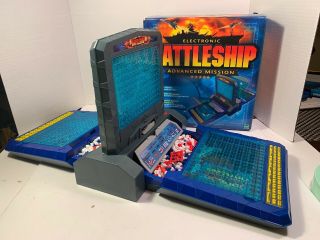 Electronic Battleship Advanced Mission Milton Bradley 2000 Classic Game