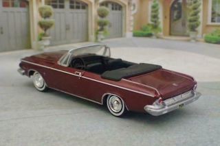 1964 Chrysler 300K Convertible w/Cross Ram 413 cu in V - 8 Engine 1/64 Scale LE I 2