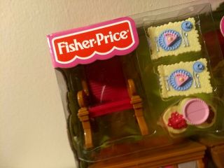 Fisher Price Loving Family Dining Room Dollhouse Furniture Basic Decor 3