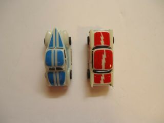 Tyco Slot Cars Nite Glow 40 Ford And 57 Chevy