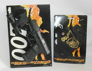 James Bond 007 Walther P99 Toy Gun,  Light,  Holster,  The World Is Not Enough 1999