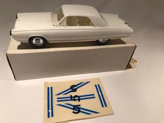 Vintage Johan 1964 Chrysler Turbine Promo Car W/hood Ornaments Decals X - El