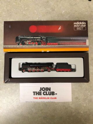 Marklin Mini Club 8827 Z Scale Steam Engine Train Br 41 Db -