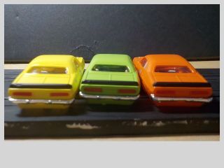 3 Johnny Lightning/Auto World Dodge Challenger HO Slot Car Bodies 2