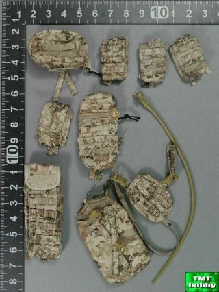 1:6 Scale Mini Times Us Navy Seal Team Special Force - Pouches Set