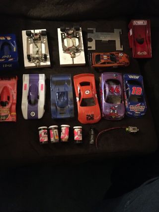 2 Parma 1/24 Scale Slot Cars With Bodies And Parts
