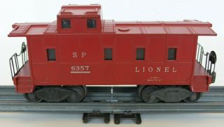 Lionel Vintage Post - War Deep Red No.  6357 Lionel Lines O/O27 Caboose 2