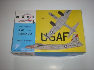 1/72 Mach 2 North American B - 45 A/c/rb Tornado