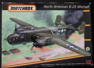 Matchbox 1:72 Scale North American B - 25 Mitchell - Decals Incomplete