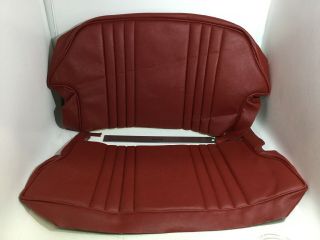 Vintage Austin J40 Pedal Car Seat Pad Upholstery Red Vynil Project Restore Parts